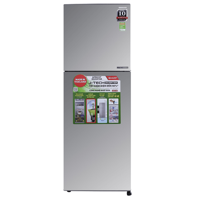 Tủ lạnh Sharp SJ-X251E-SL 241 Lít Inverter